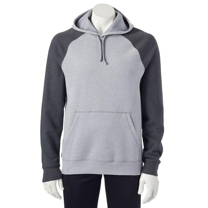 Big & Tall Tek Gear&reg; Fleece Hoodie, Men's, Size: 3xl Tall, Dark Grey