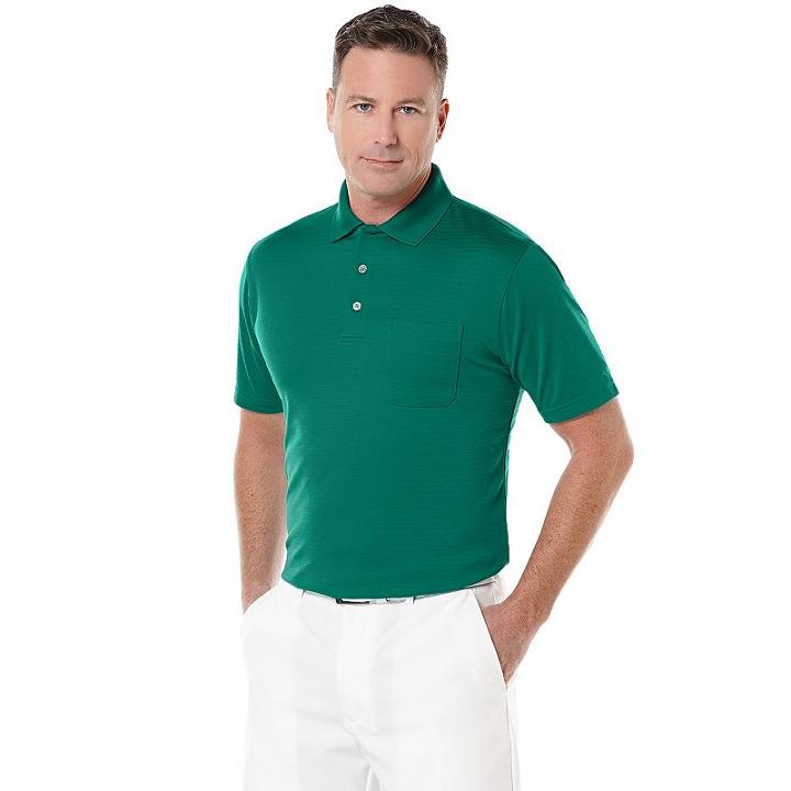 Men's Grand Slam Airflow Pocket Performance Golf Polo, Size: Small, Green Oth