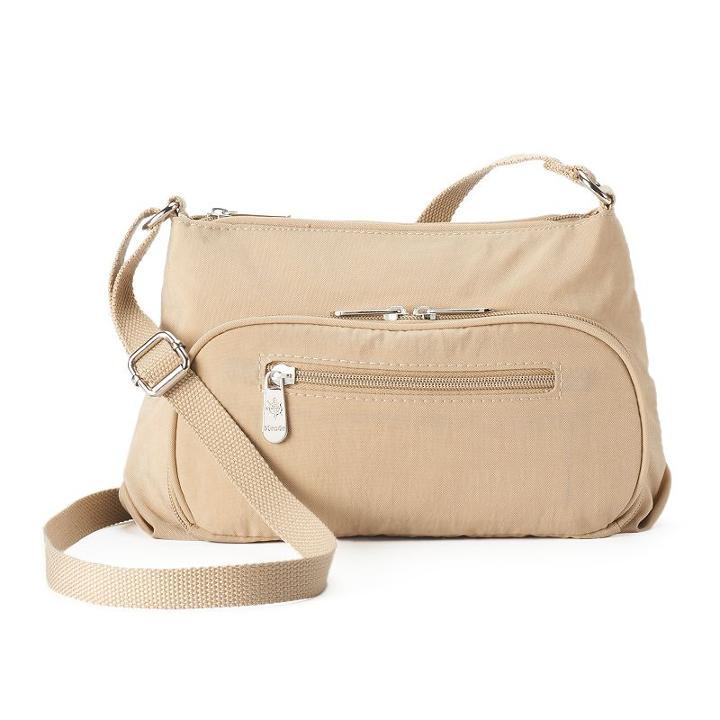 Mondo Small Crossbody Bag, Women's, Med Beige