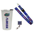 Florida Gators Badge Holder, Lanyard & Tumbler Job Pack, Adult Unisex, Multicolor