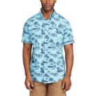 Men's Chaps Classic-fit Tropical Button-down Shirt, Size: Small, Blue