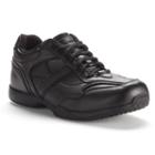 Grabbers Calypso Men's Slip-resistant Euro Oxford Work Shoes, Size: 11 Wide, Black