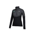 Women's Adidas Boston Celtics Team Logo 1/2-zip Pullover, Size: Large, Black