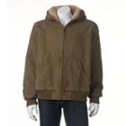 Big & Tall Levi's Sherpa-lined Canvas Bomber Jacket, Men's, Size: Xl Tall, Dark Beige