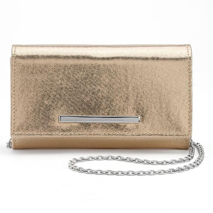 Lenore By La Regale Shimmer Roll Clutch, Women's, Other Clrs