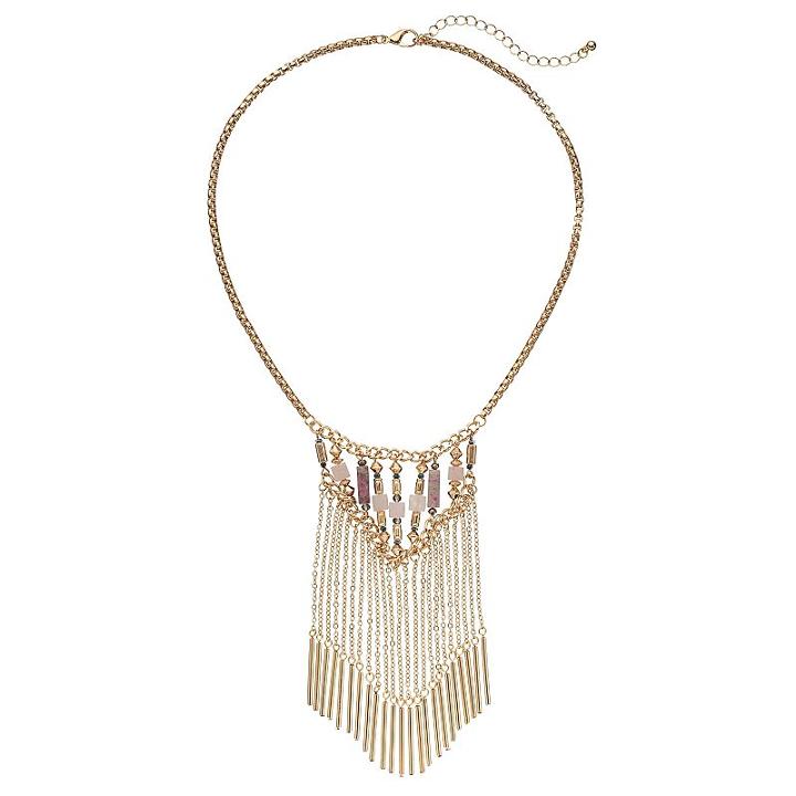 C.o. & Co. Beaded Tassel Necklace, Women's, Size: 16, Multicolor