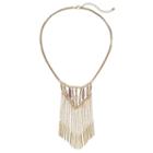 C.o. & Co. Beaded Tassel Necklace, Women's, Size: 16, Multicolor