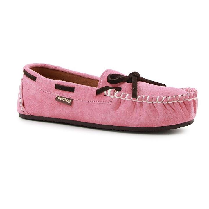 Lamo Sabrina Girls' Moccasins, Girl's, Size: 4, Pink