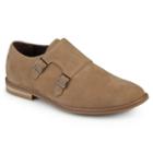 Vance Co. Isaac Men's Monk Strap Dress Shoes, Size: Medium (9.5), Beig/green (beig/khaki)