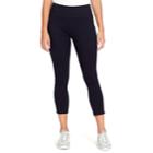 Women's Gloria Vanderbilt Crop Leggings, Size: Medium, Blue