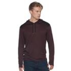 Men's Burnside Performance Hoodie, Size: Medium, Dark Red