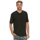 Men's Jockey Sueded Jersey V-neck Sleep Shirt, Size: Xl, Black