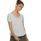 Women's Popsugar Essential Relaxed Tee, Size: Xl, Grey