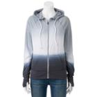 Juniors' So&reg; Colorblock Zip Up Hoodie, Girl's, Size: Xs, Black