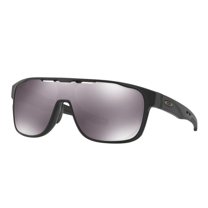 Oakley Crossrange Oo9387 31mm Shield Prizm Black Mirrored Sunglasses, Adult Unisex
