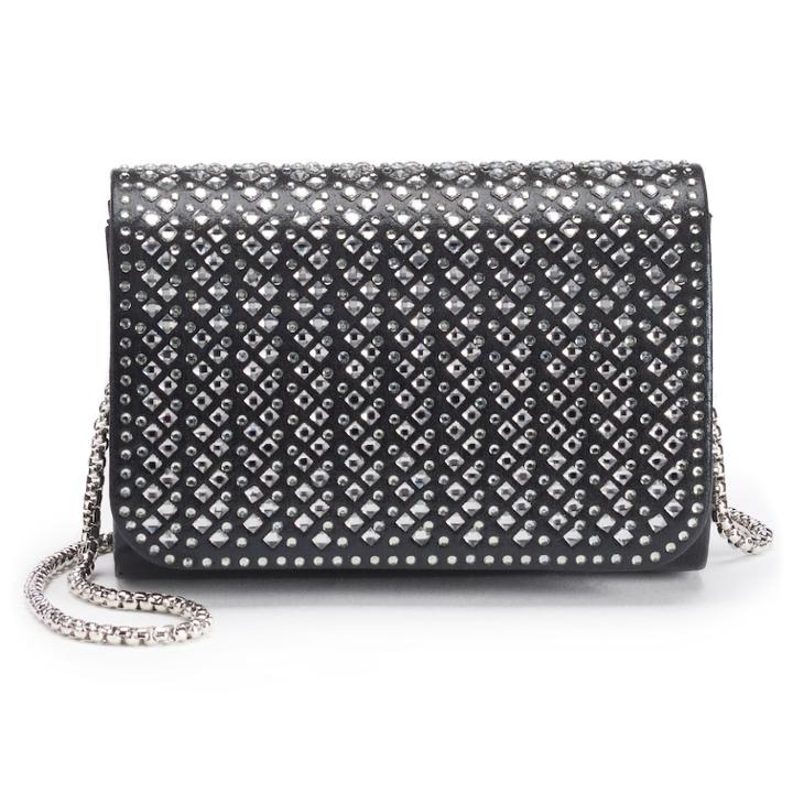 Lenore By La Regale Crystal Pattern Mini Crossbody, Women's, Black