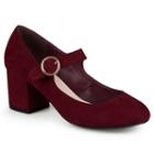Journee Collection Harlo Women's Mary Jane Heels, Girl's, Size: 9, Brown