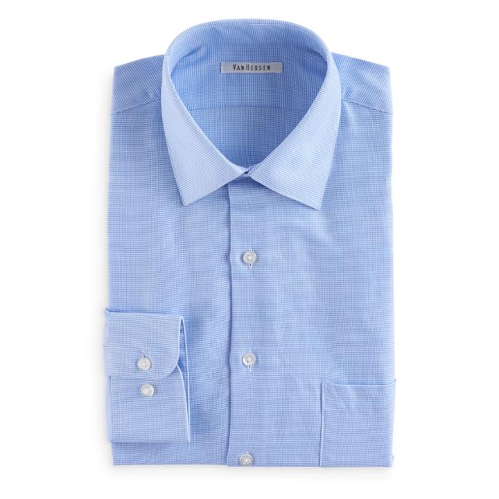 Men's Van Heusen Regular-fit Wrinkle-free Dress Shirt, Size: L-32/33, Orange Oth
