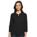 Women's Croft & Barrow&reg; Essential Cardigan, Size: Xl, Black