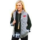 Women's Gameday Couture Wisconsin Badgers Quilted Vest, Size: Small, Green