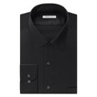 Big & Tall Van Heusen Regular-fit Solid Lux Sateen No-iron Spread-collar Dress Shirt, Men's, Size: 19 35/6t, Black