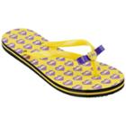 Women's Lsu Tigers Flip Flops, Girl's, Size: Medium, Purple
