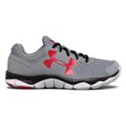Under Armour Engage Grade School Boys' Running Shoes, Size: 5, Med Grey