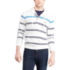 Men's Chaps Regular-fit Striped Hoodie, Size: Medium, White