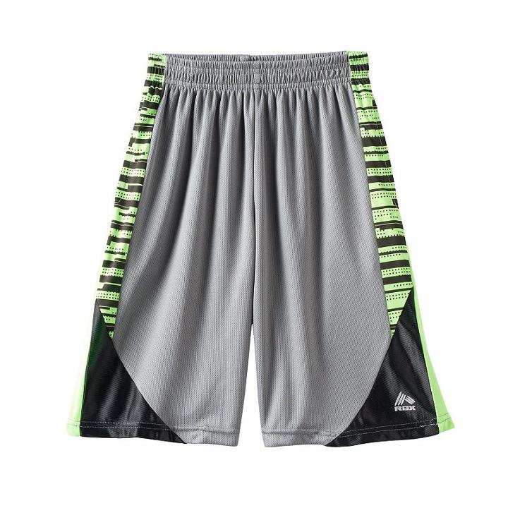 Boys 8-20 Rbx Mesh Performance Shorts, Boy's, Size: S(8), Grey
