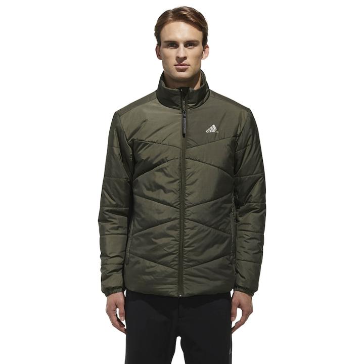 Men's Adidas Outdoor Bsc Insulated Jacket, Size: Xl, Med Green