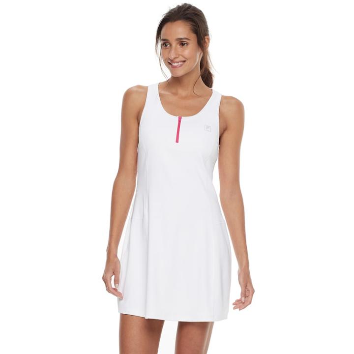 Women's Fila Sport® Racerback Tennis Dress, Size: Xs, White