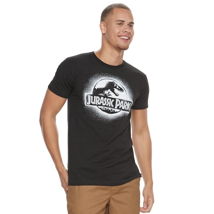 Men's Jurassic Park Tee, Size: Medium, Black