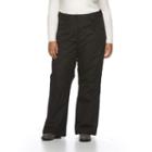 Plus Size Hemisphere Water-resistant Snow Pants, Women's, Size: 2xl, Black