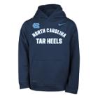 Boys 8-20 Nike North Carolina Tar Heels Therma-fit Hoodie, Size: M 10-12, Blue (navy)