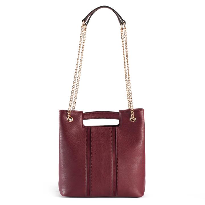 Lc Lauren Conrad Runway Collection Carmine Convertible Crossbody Bag, Women's, Dark Pink