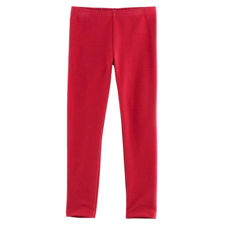 Girls 4-10 Jumping Beans&reg; Fleece-lined Leggings, Size: 6, Med Red
