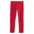 Girls 4-10 Jumping Beans&reg; Fleece-lined Leggings, Size: 6, Med Red