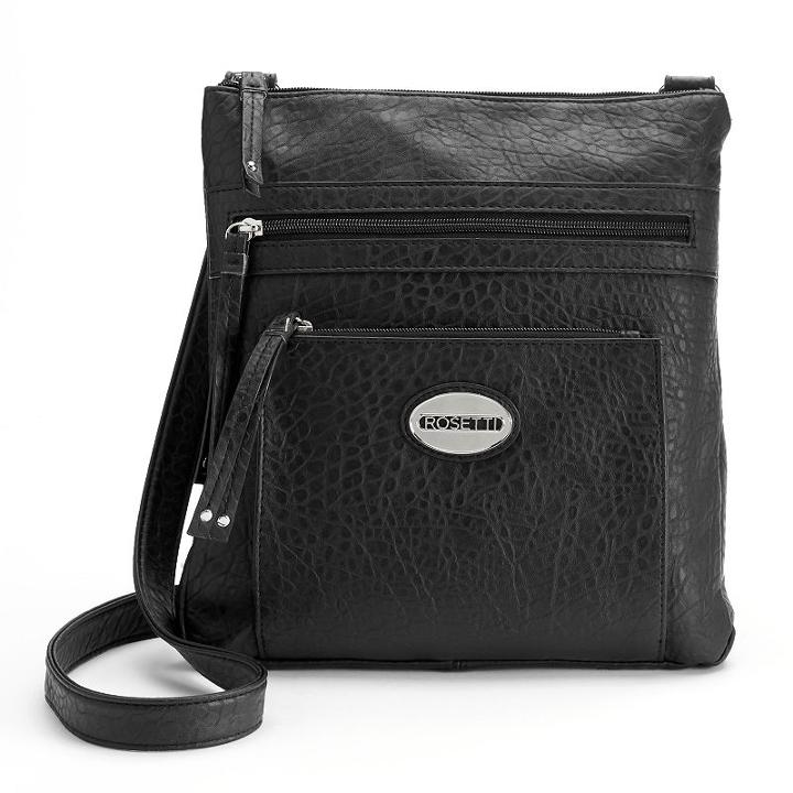 Rosetti Loni Crossroads Crossbody Bag, Women's, Black