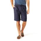 Men's Dockers&reg; D3 Classic-fit Stretch Pleated Shorts, Size: 34, Blue (navy)
