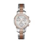 Bulova Women's Accu Swiss Diamond Two Tone Stainless Steel Watch - 65r153, Multicolor