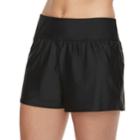 Women's Croft & Barrow&reg; Swim Shorts, Size: 14, Black