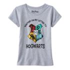 Girls 7-16 Harry Potter Waiting On My Letter To Hogwarts Graphic Tee, Girl's, Size: Medium, Grey