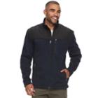 Men's Free Country Colorblock Quilted Sweater Knit Jacket, Size: Xl, Blue (navy)