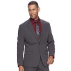 Men's Apt. 9&reg; Smart Temp Premier Flex Slim-fit Suit Jacket, Size: 40 Short, Grey (charcoal)