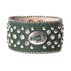 Women's North Dakota State Bison Glitz Cuff Bracelet, Green