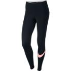 Women's Nike Sportswear Swoosh Leggings, Size: Small, Grey (charcoal)