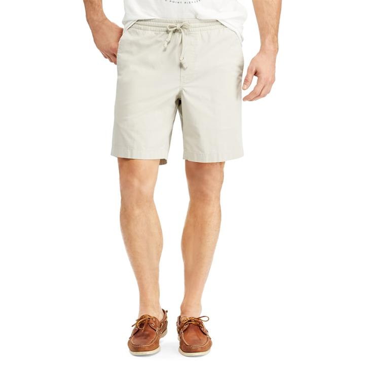 Men's Chaps Classic-fit Deck Shorts, Size: Xl, Beig/green (beig/khaki)