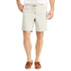 Men's Chaps Classic-fit Deck Shorts, Size: Xl, Beig/green (beig/khaki)