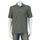 Men's Croft & Barrow&reg; Performance Pocket Pique Polo, Size: Xl, Dark Grey