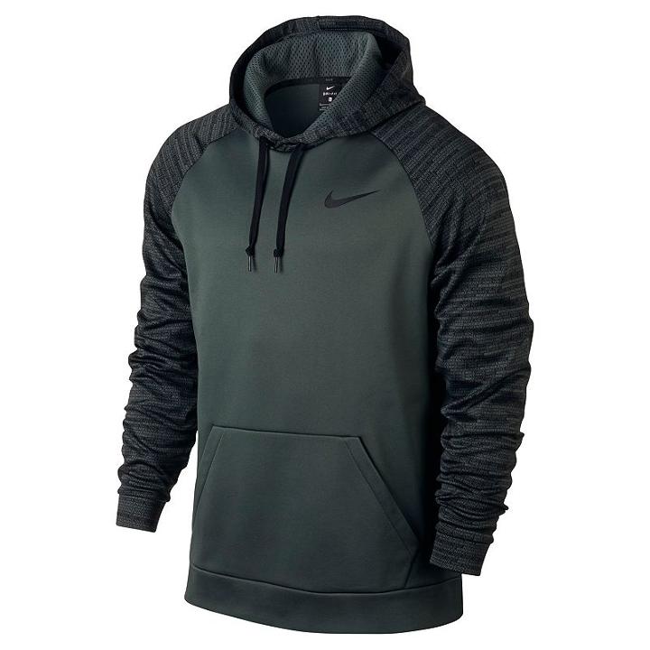 Men's Nike Coder Thermal Hoodie, Size: Large, Green Oth